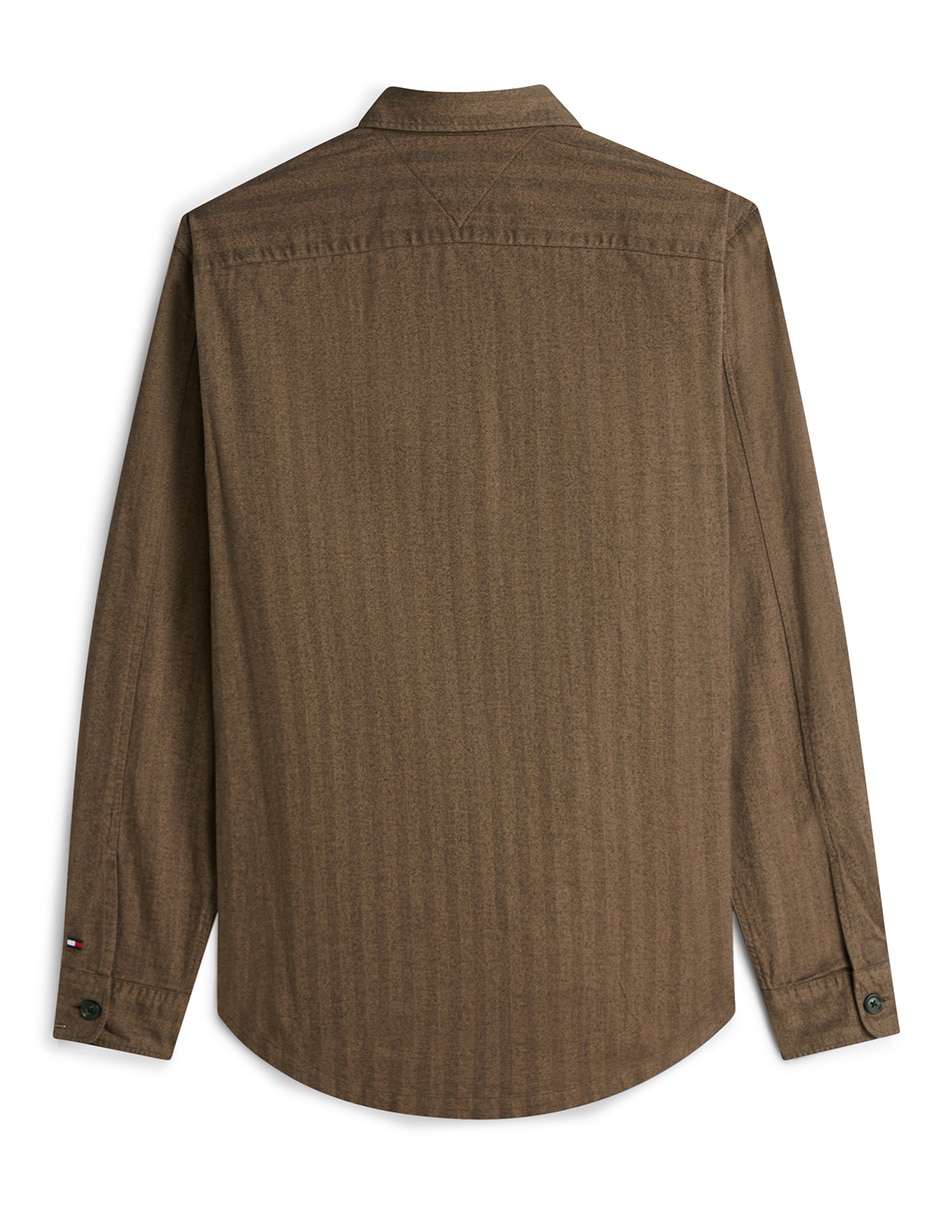 Camisa casual de algodón manga larga para hombre 2