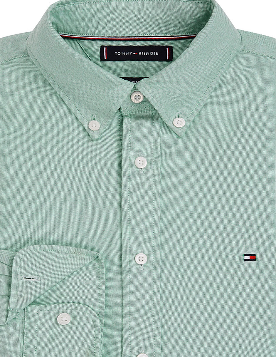 Camisa casual de algodón manga larga para hombre 2