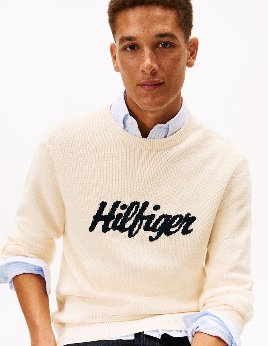 Suéter cuello redondo para hombre 2