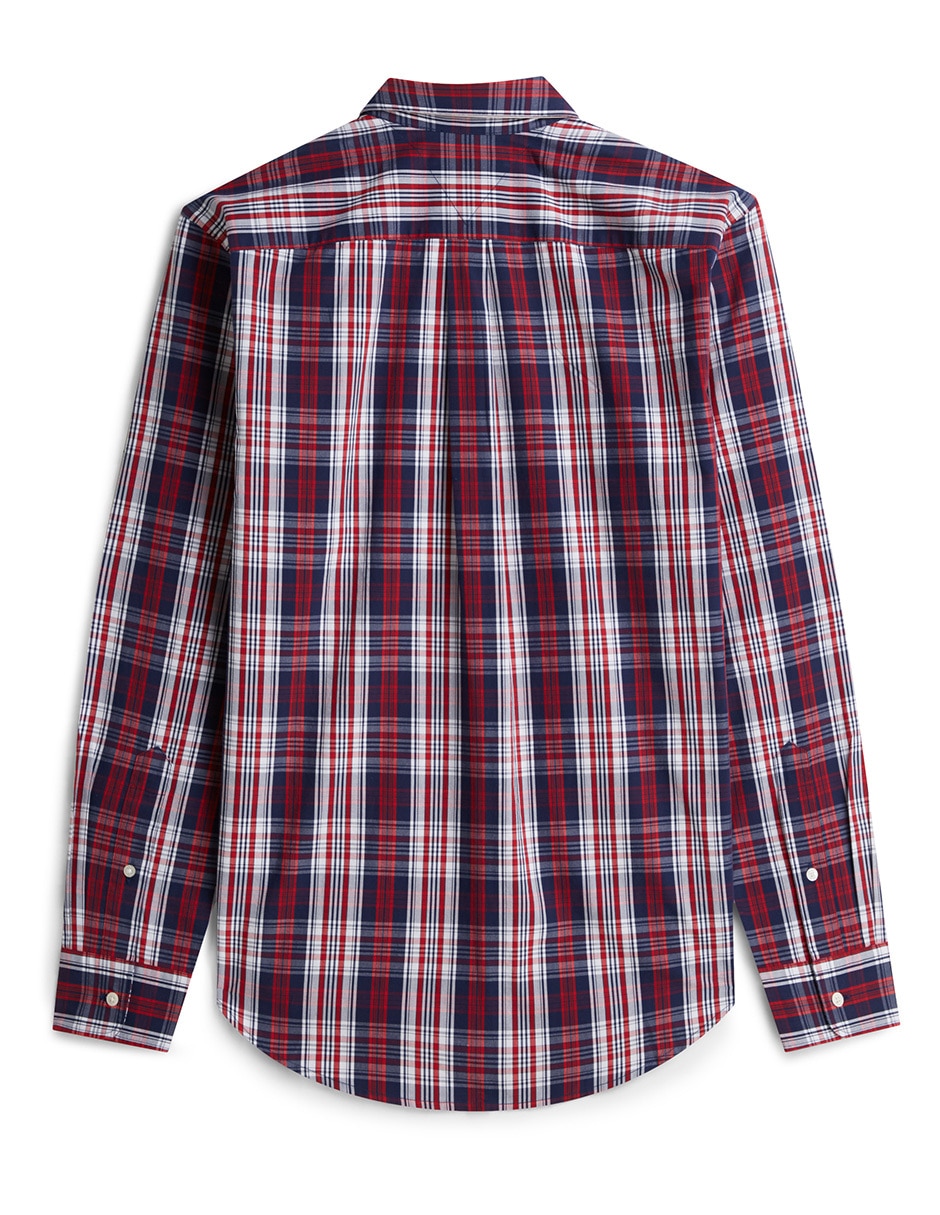 Camisa casual de algodón manga larga para hombre 2
