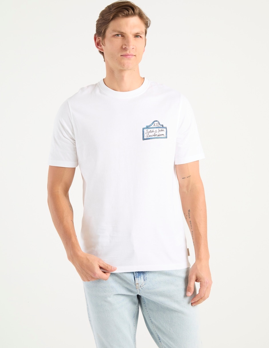 Playera Scotch & cuello redondo para hombre
