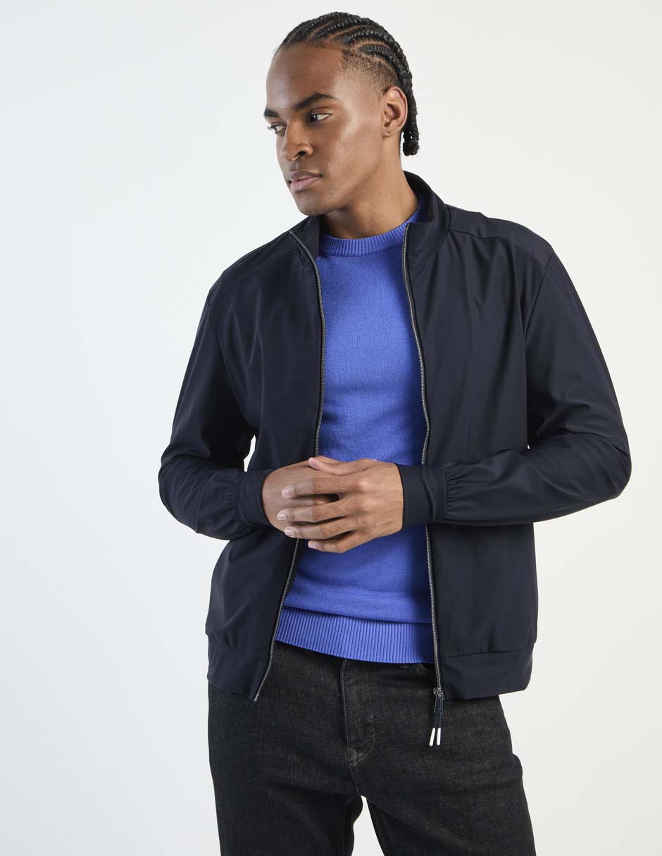 Chamarra casual con bolsillos para hombre Chamarra casual con bolsillos para hombre