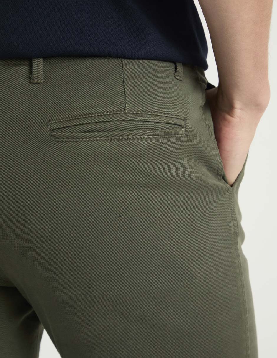 Pantalón straight de algodón para hombre 5