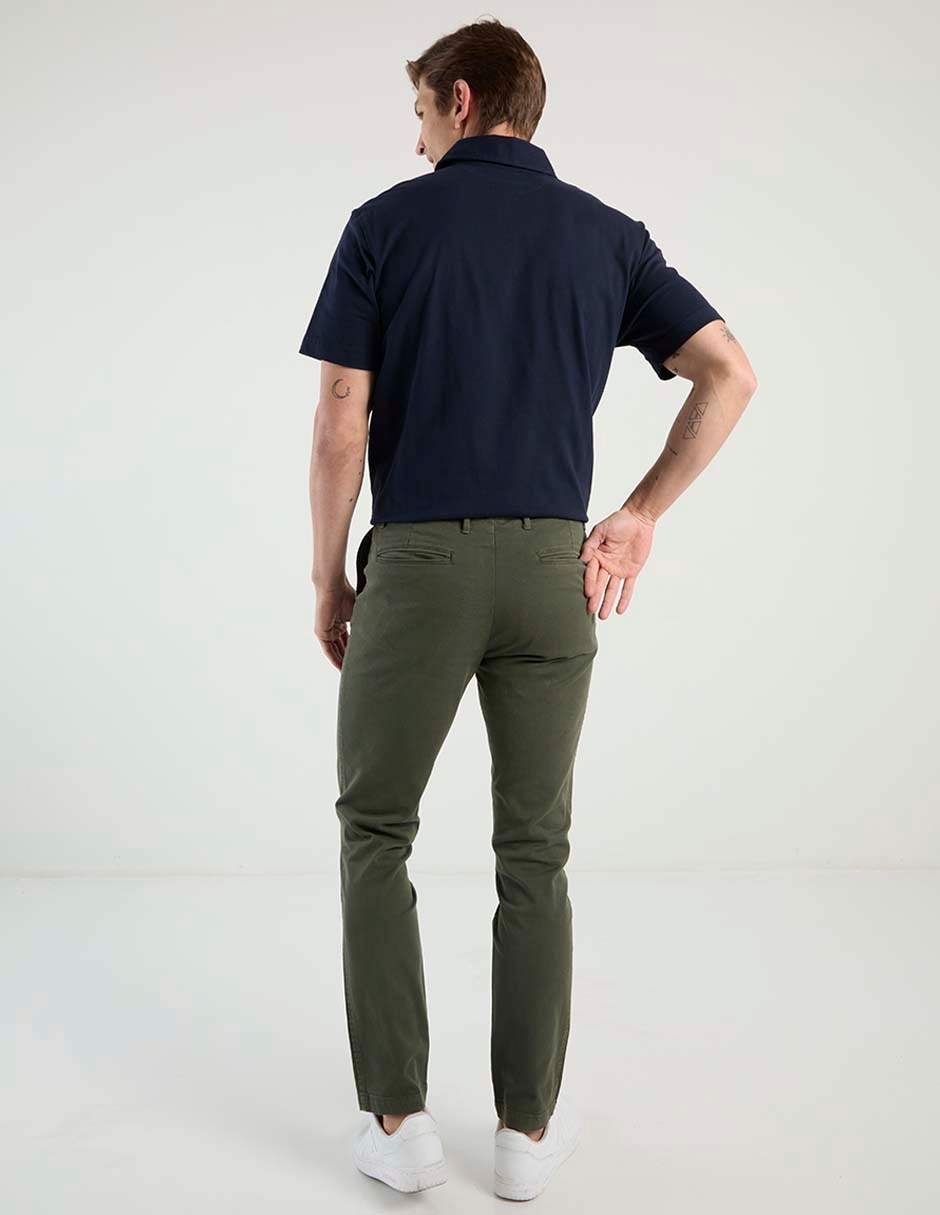 Pantalón straight de algodón para hombre 6