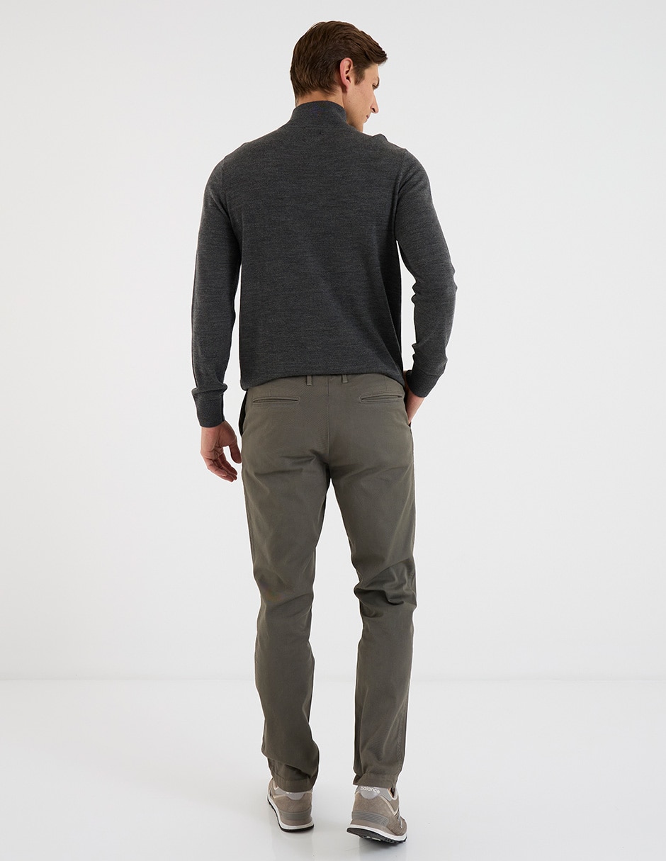 Pantalón straight Scappino de algodón para hombre