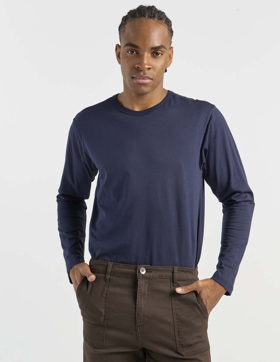 Playera cuello redondo para hombre