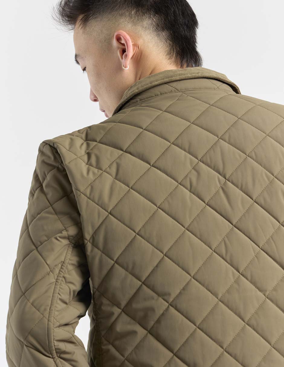 Chamarra casual capitonada para hombre 5