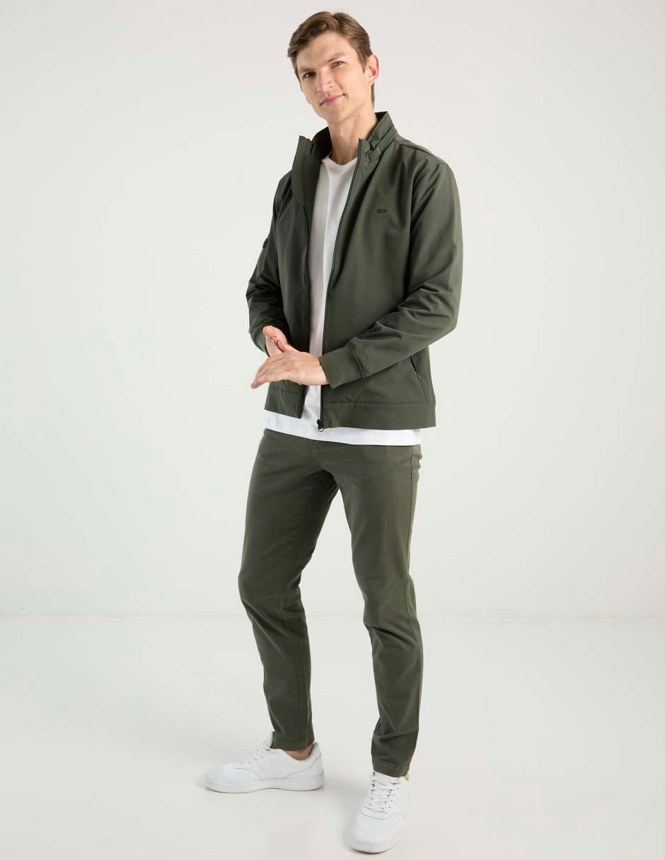 Chamarra casual con bolsillos para hombre 2