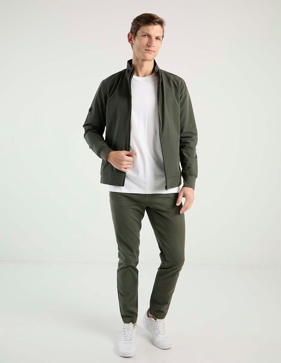 Chamarra casual con bolsillos para hombre 3