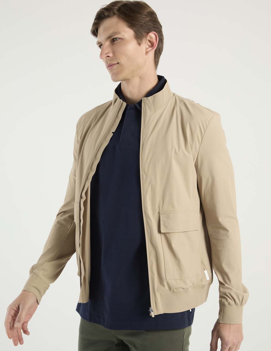 Chamarra Bomber con bolsillos para hombre Chamarra Bomber con bolsillos para hombre