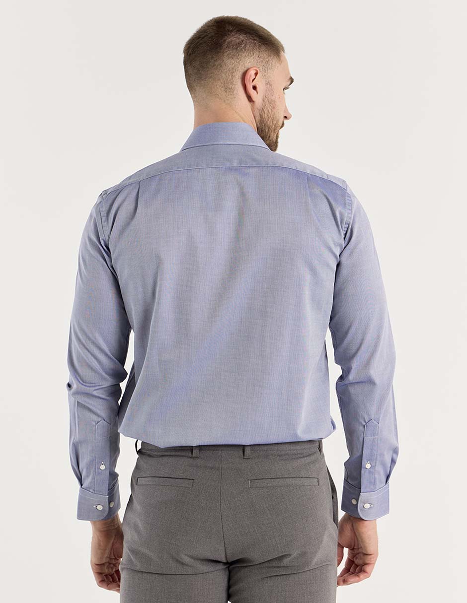 Camisa de vestir de algodón manga larga para hombre 2