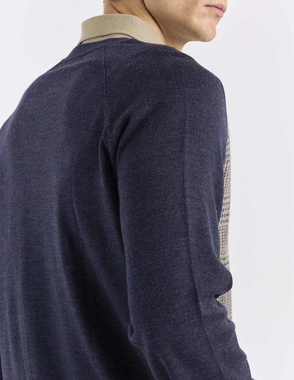 Suéter cuello V para hombre 5