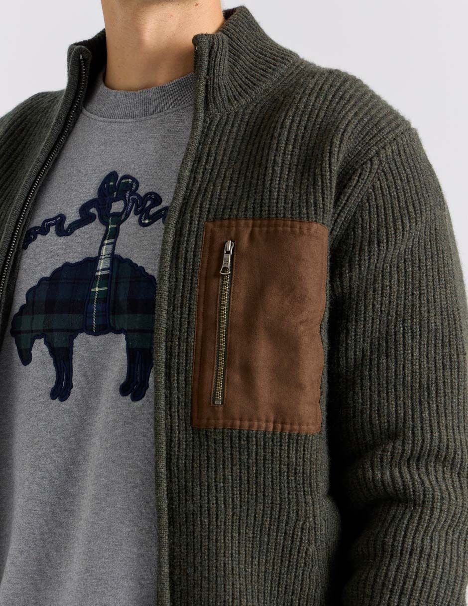 Chamarra casual con bolsillos para hombre 4