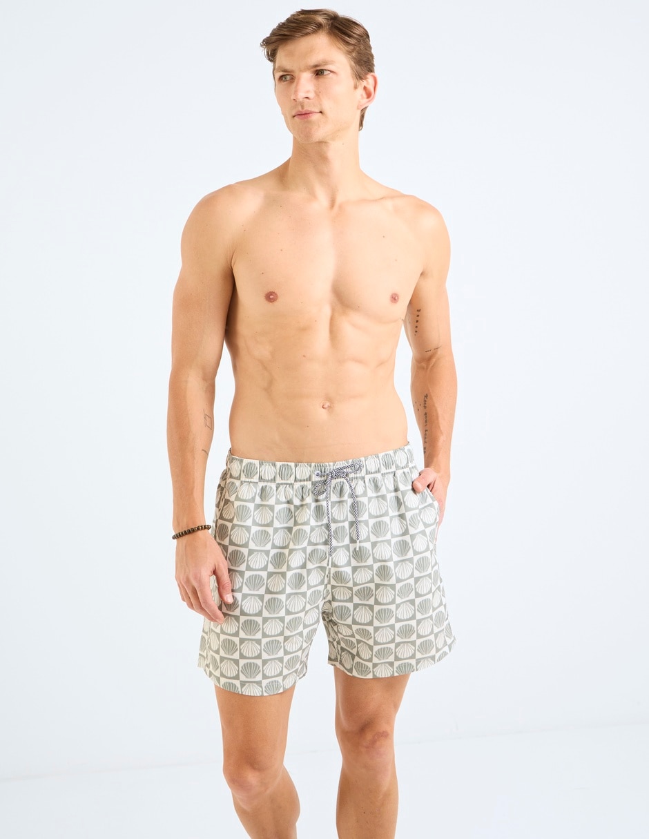 Traje de baño con bolsillos para hombre