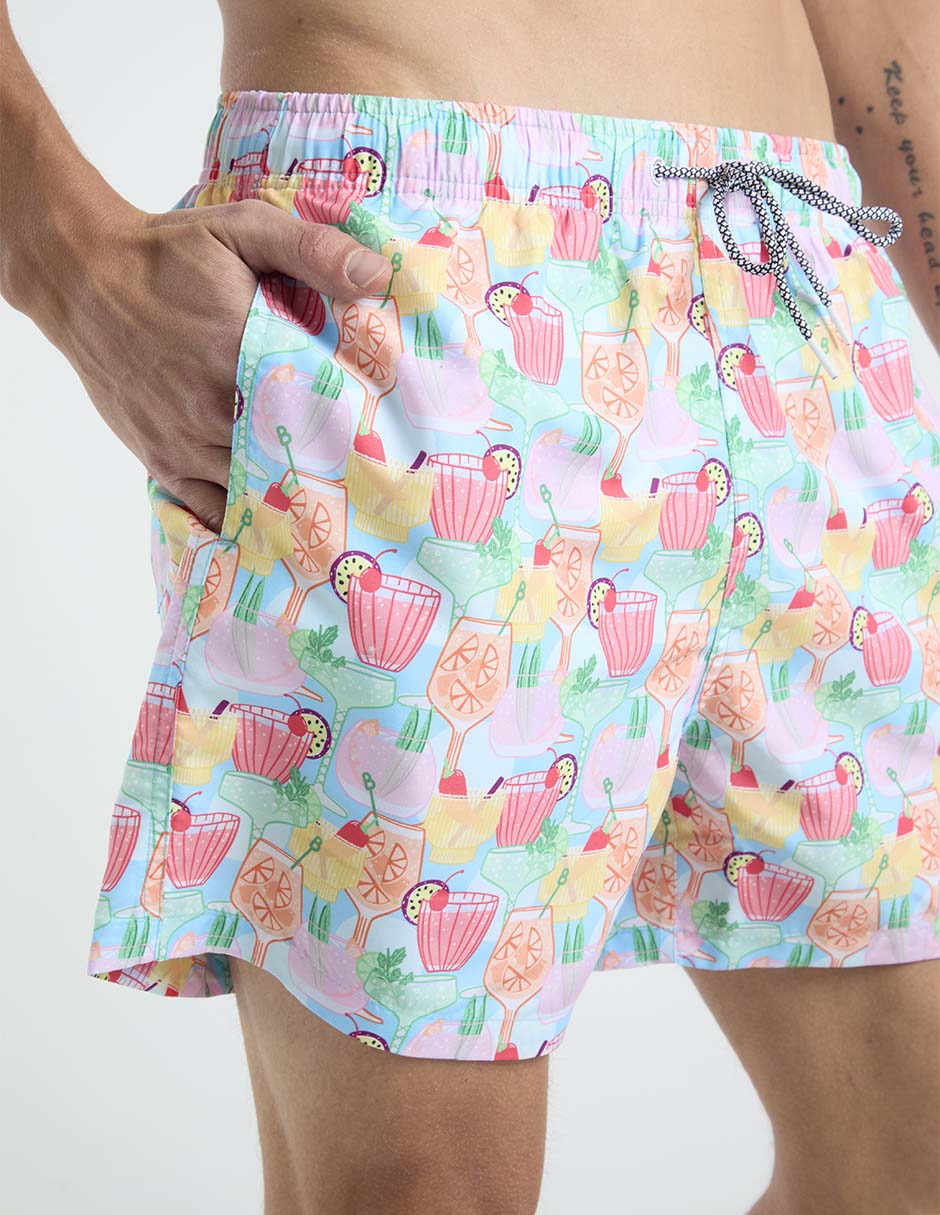 Traje de baño con bolsillos para hombre 4