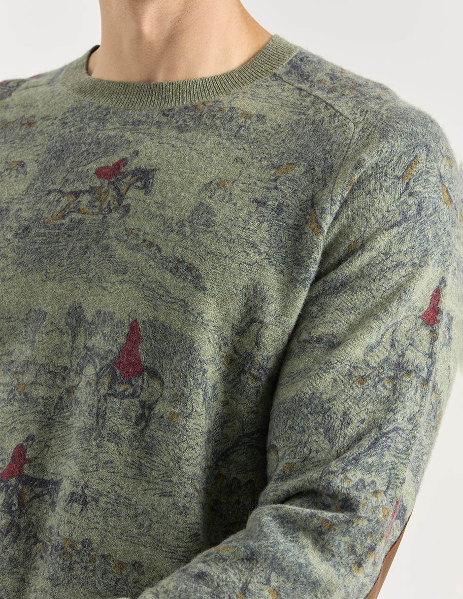 Suéter cuello redondo para hombre 4