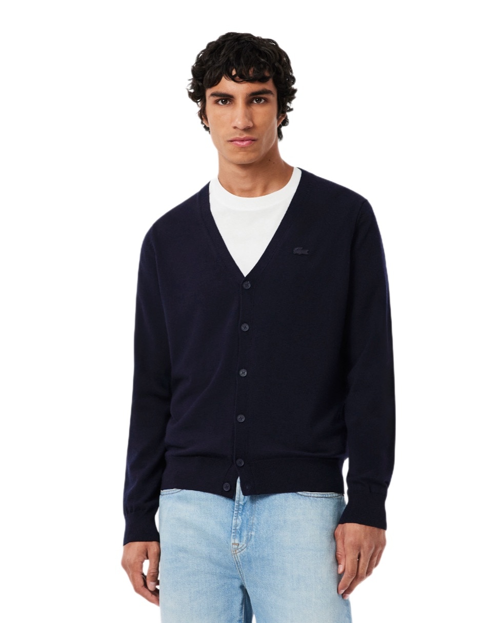 Suéter cuello V para hombre