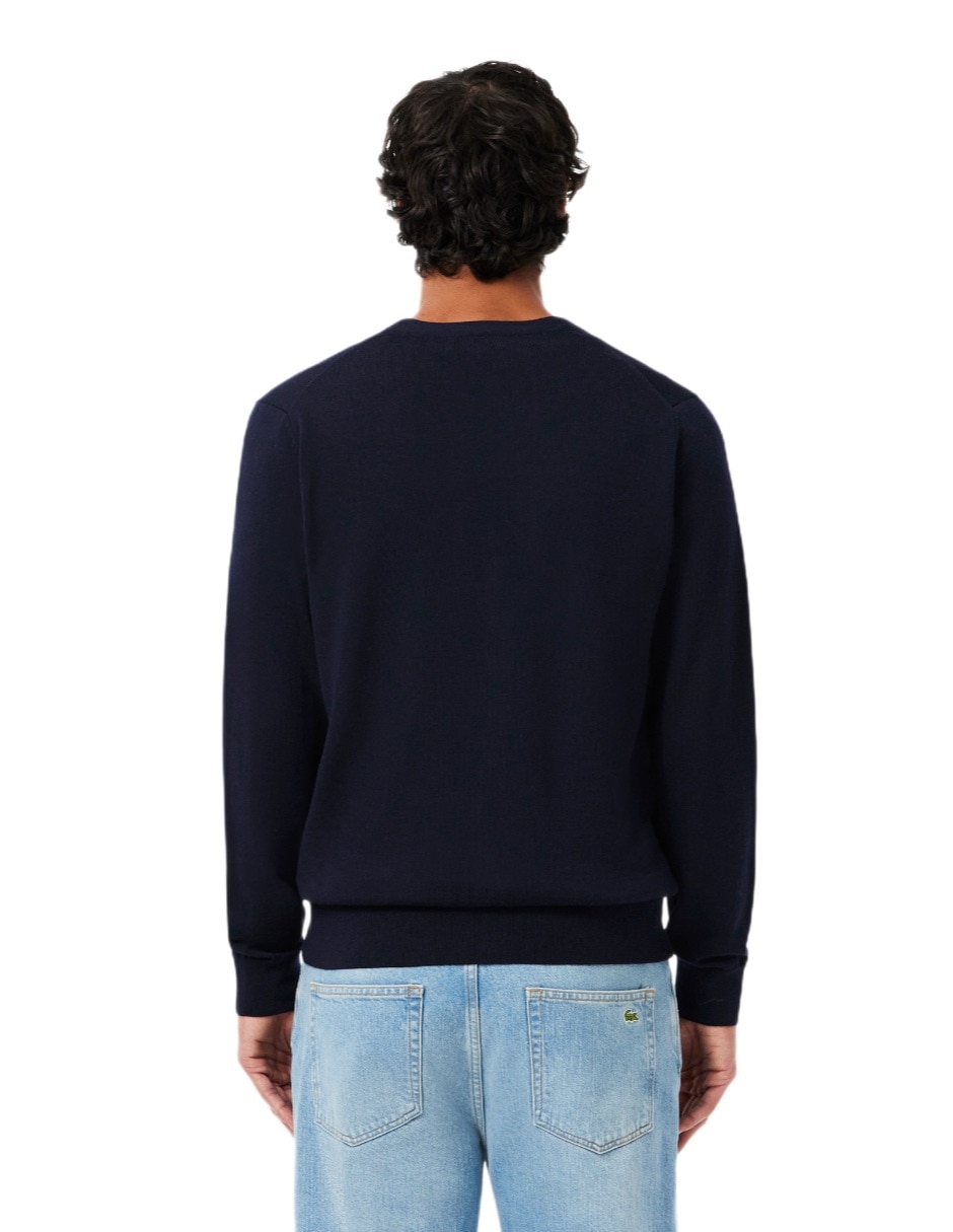 Suéter cuello V para hombre 2