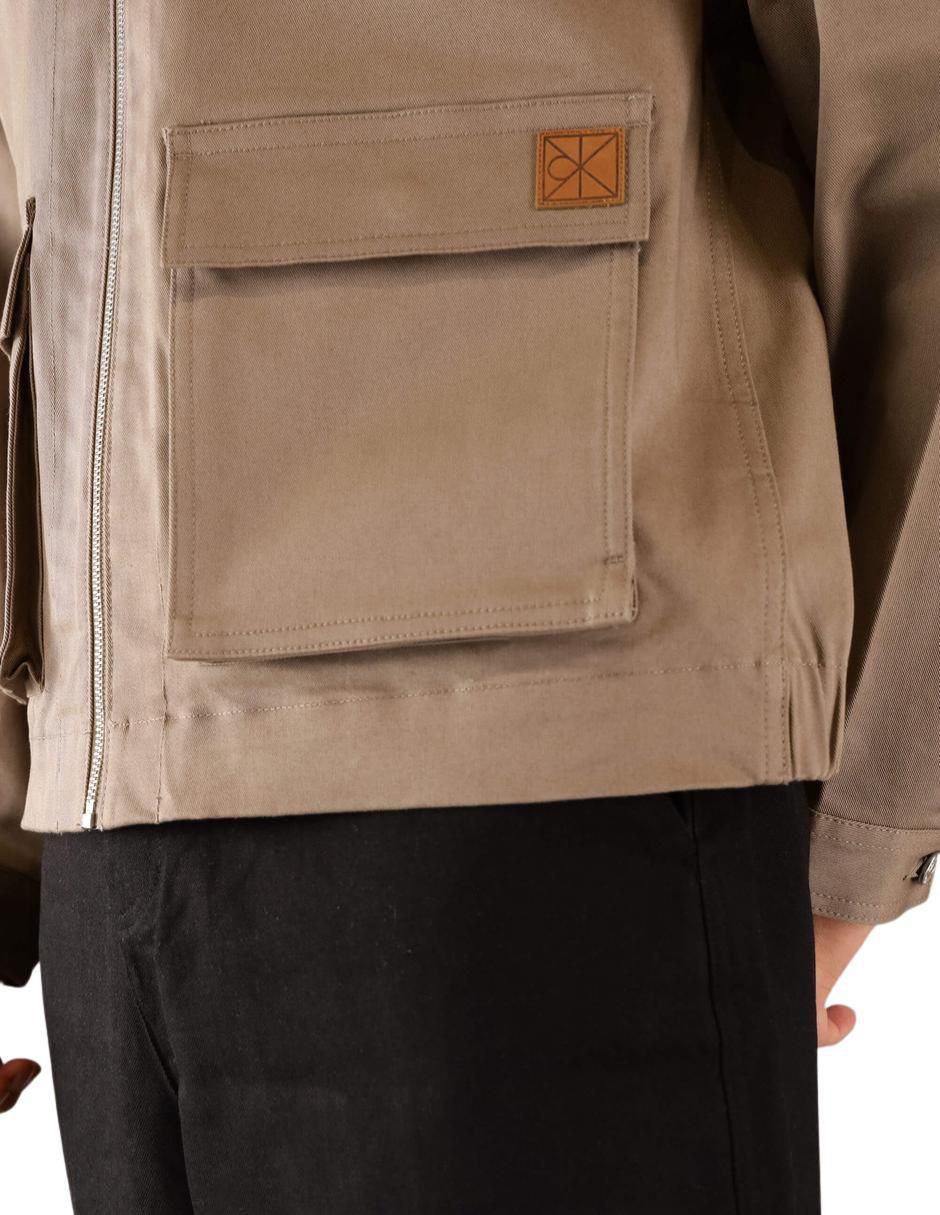 Chamarra casual con bolsillos para hombre 3