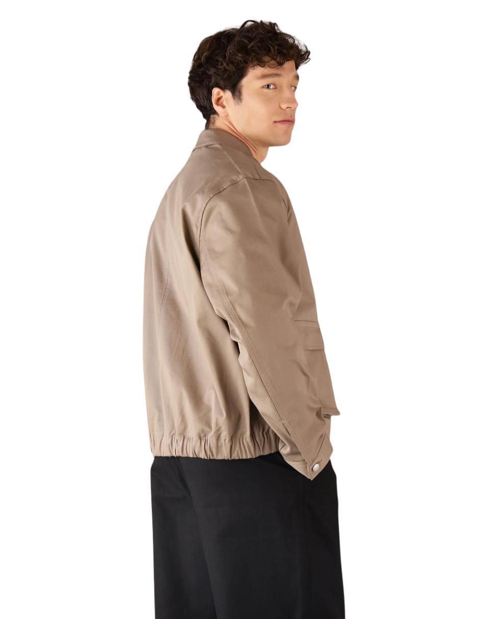 Chamarra casual con bolsillos para hombre 4