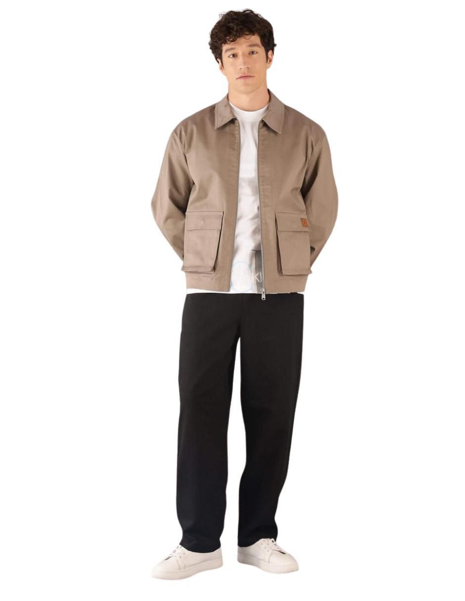 Chamarra casual con bolsillos para hombre 5