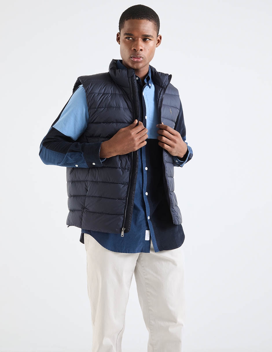 Chaleco capitonado para hombre