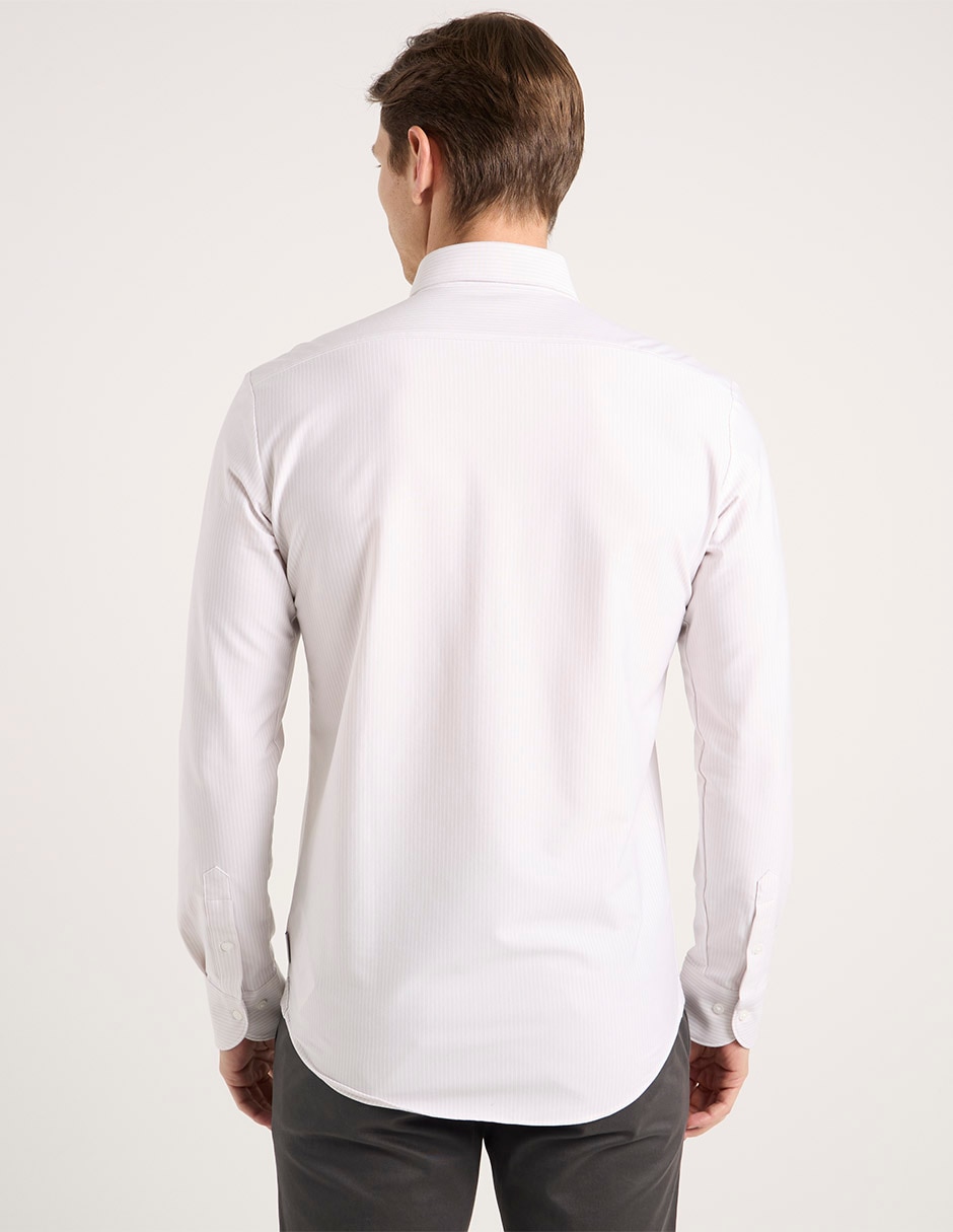 Camisa casual de algodón manga larga para hombre 2