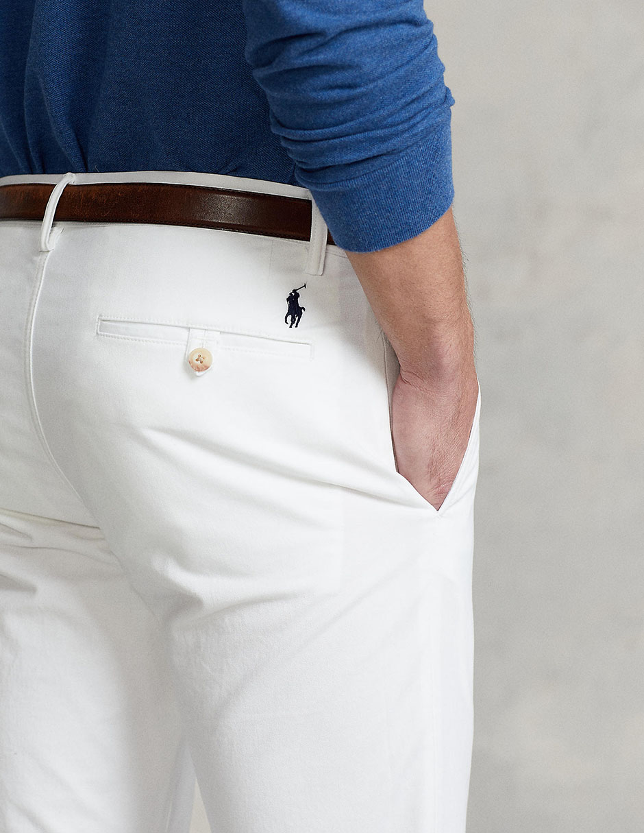 Pantalón slim de algodón para hombre 4