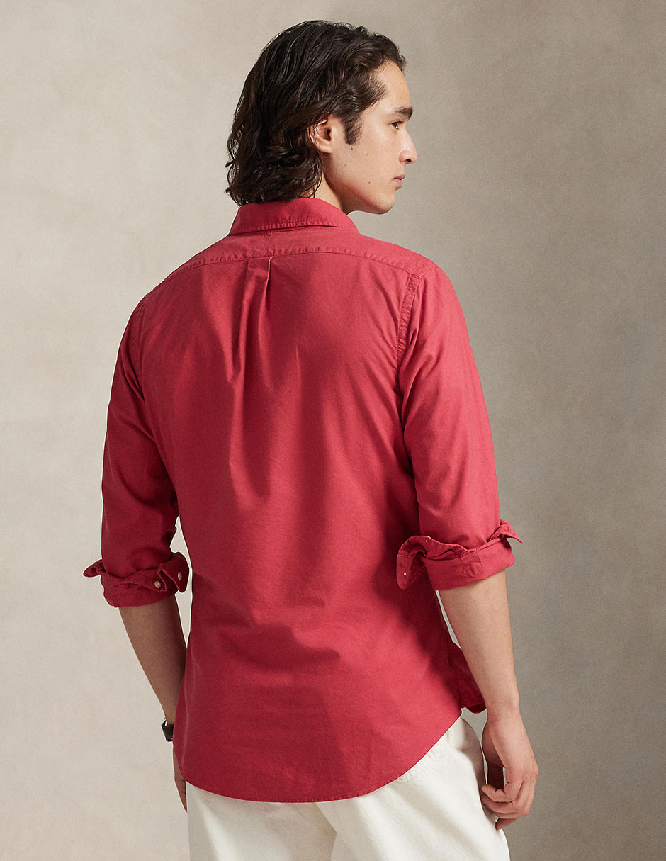 Camisa business casual de algodón manga larga para hombre 2