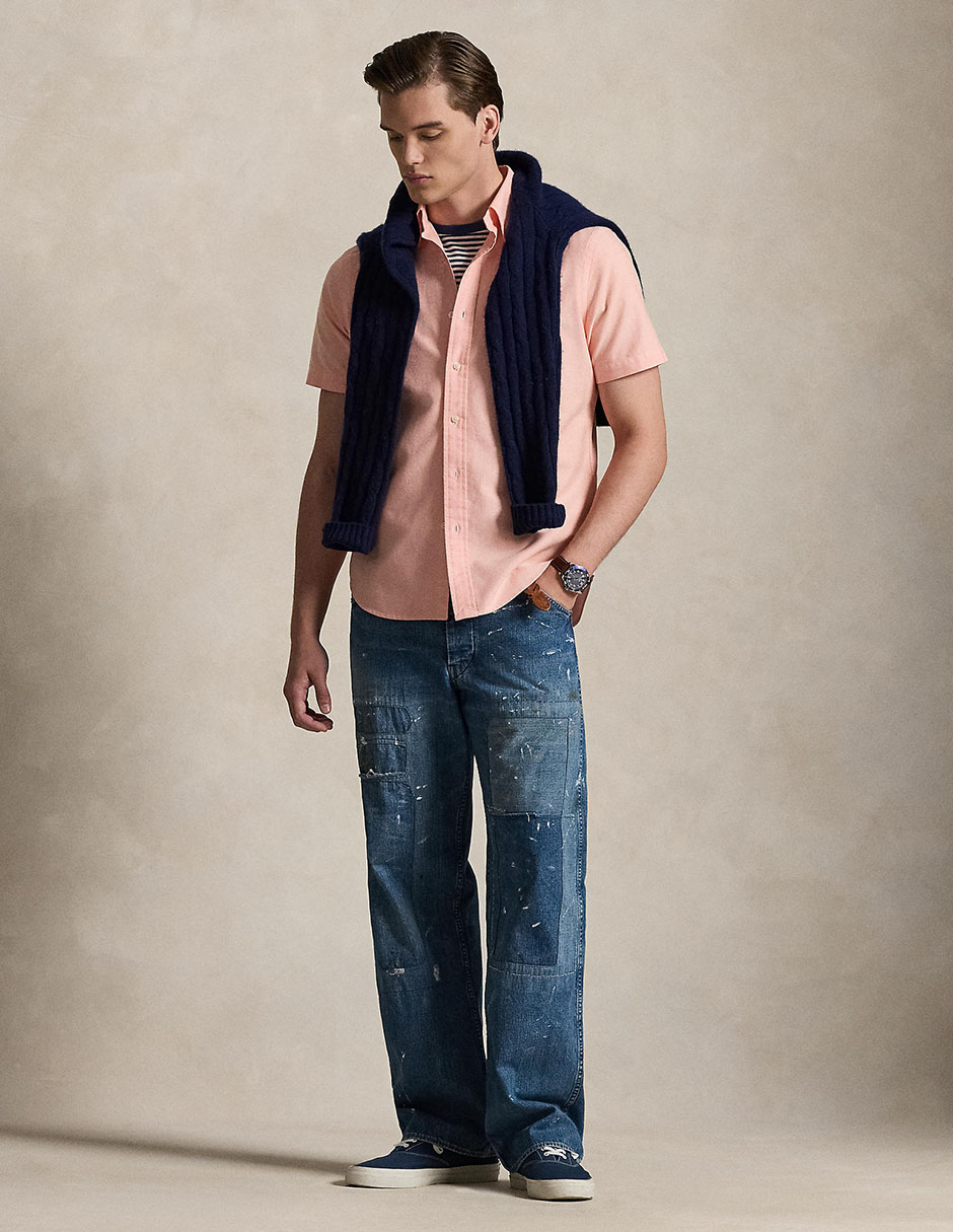 Camisa casual Polo Ralph Lauren de algodón manga corta para hombre 3