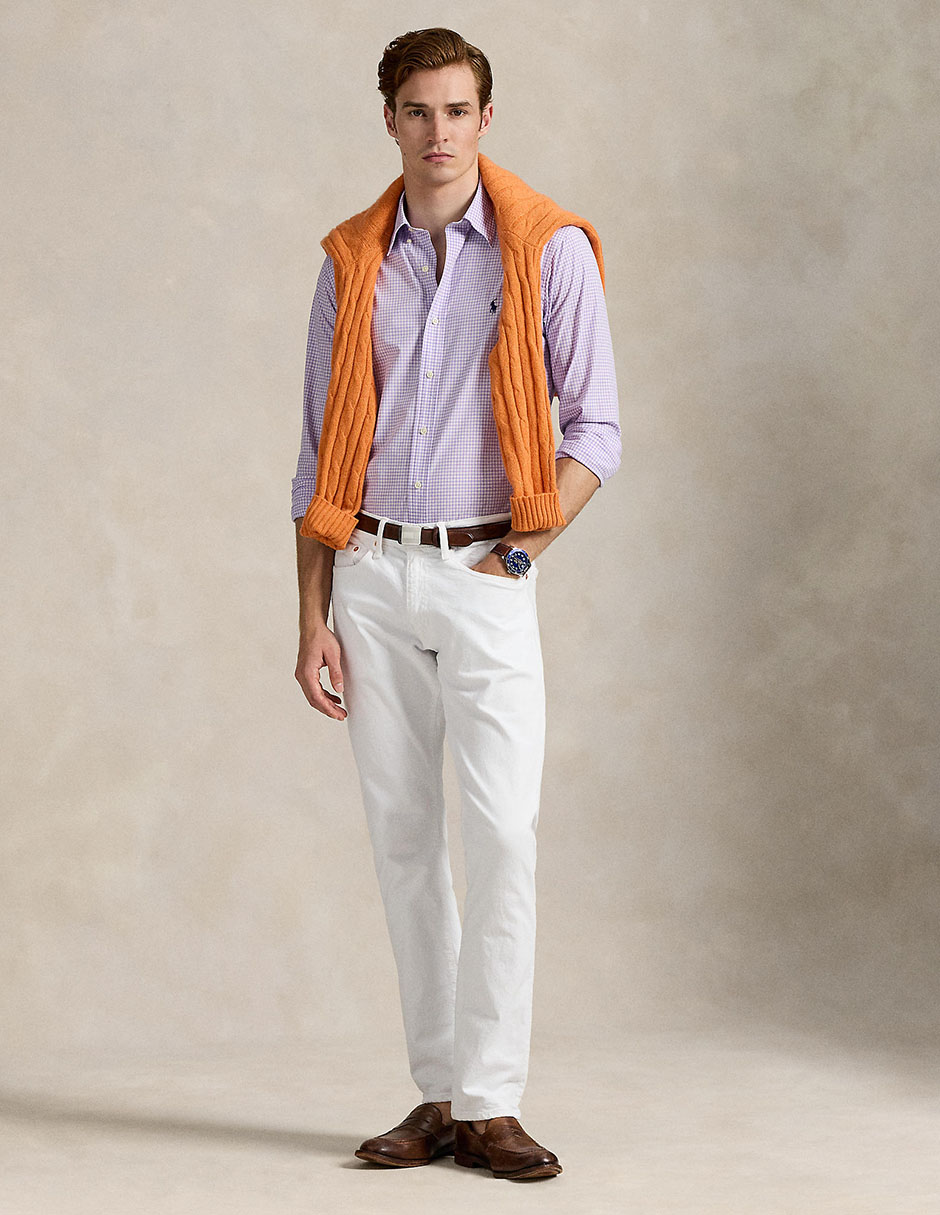 Camisa casual de algodón manga corta para hombre 3