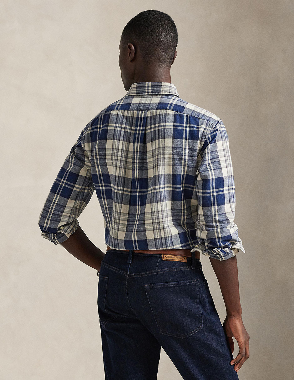 Camisa casual Polo Ralph Lauren de algodón manga larga para hombre 2