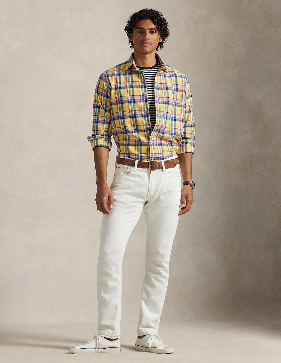 Camisa casual manga larga para hombre 3