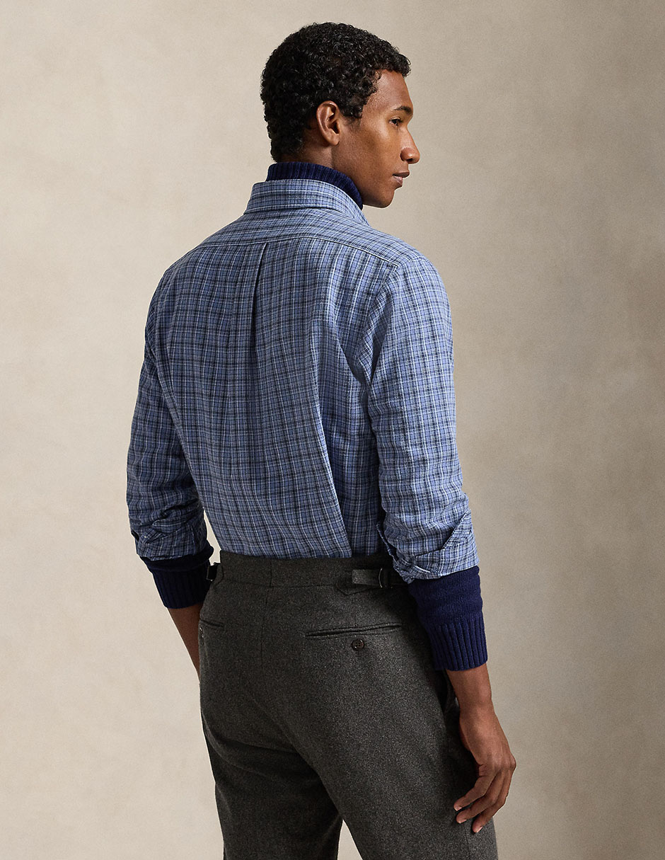 Camisa casual Polo Ralph Lauren de algodón manga larga para hombre 2