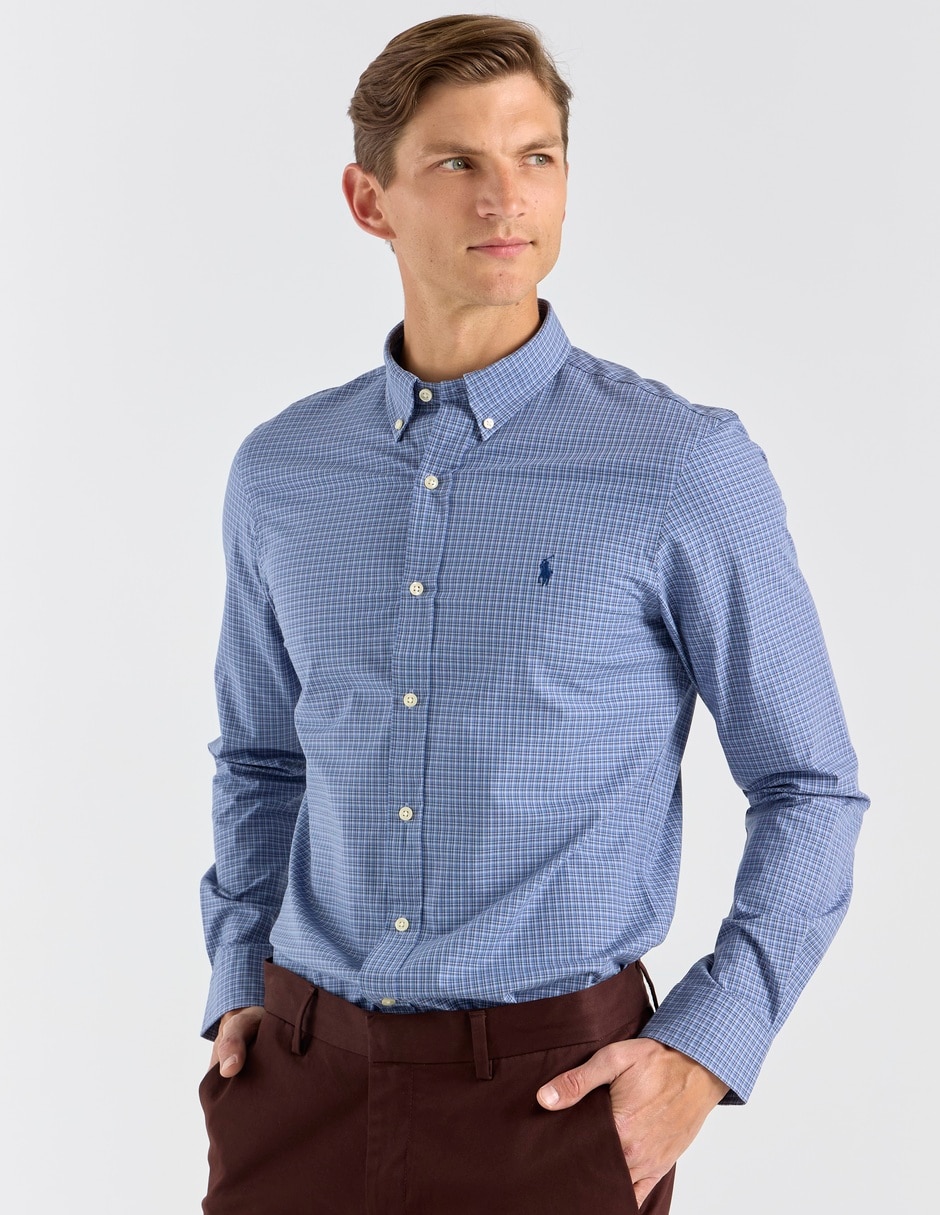 Camisa casual Polo Ralph Lauren de algodón manga larga para hombre 2