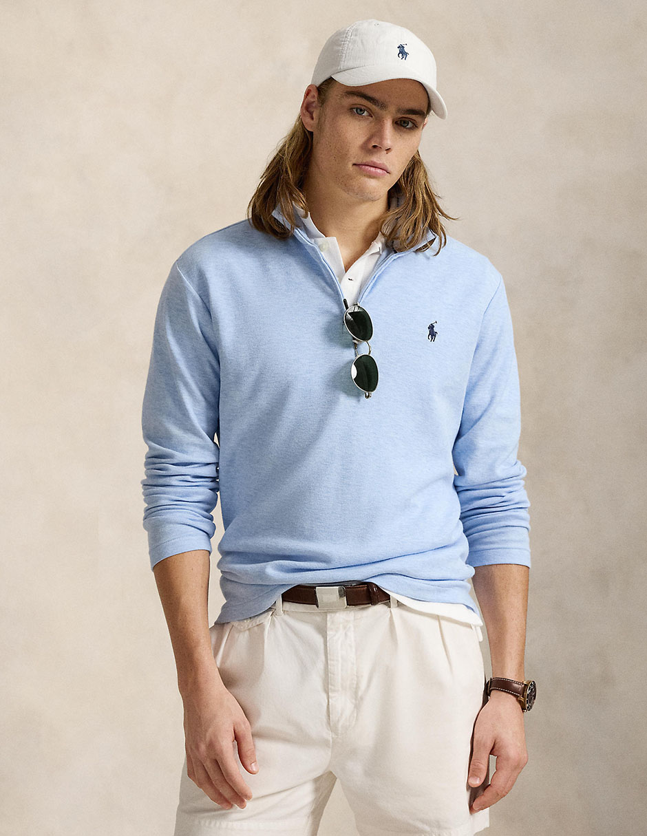 Suéter cuello con cierre para hombre