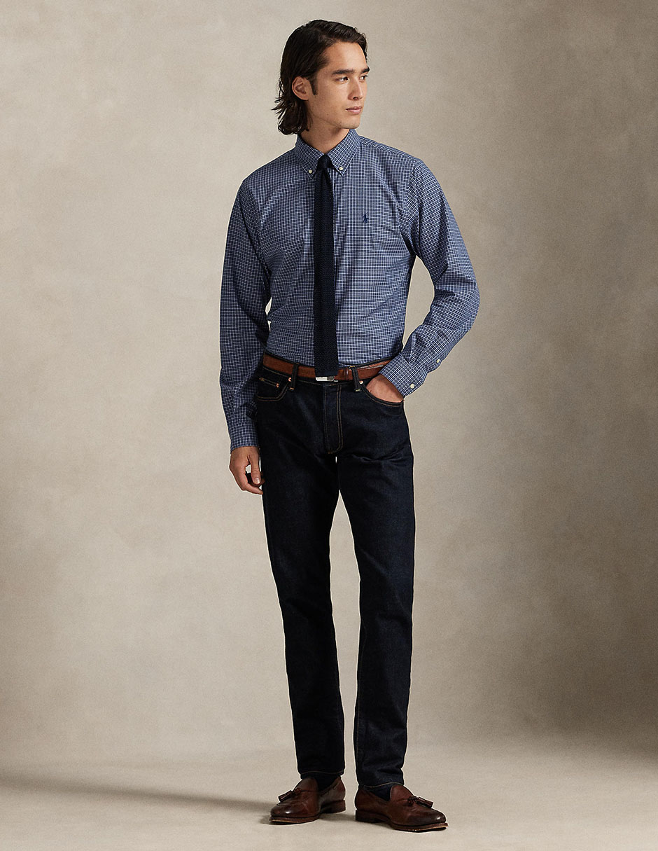 Camisa casual Polo Ralph Lauren de algodón manga larga para hombre 3