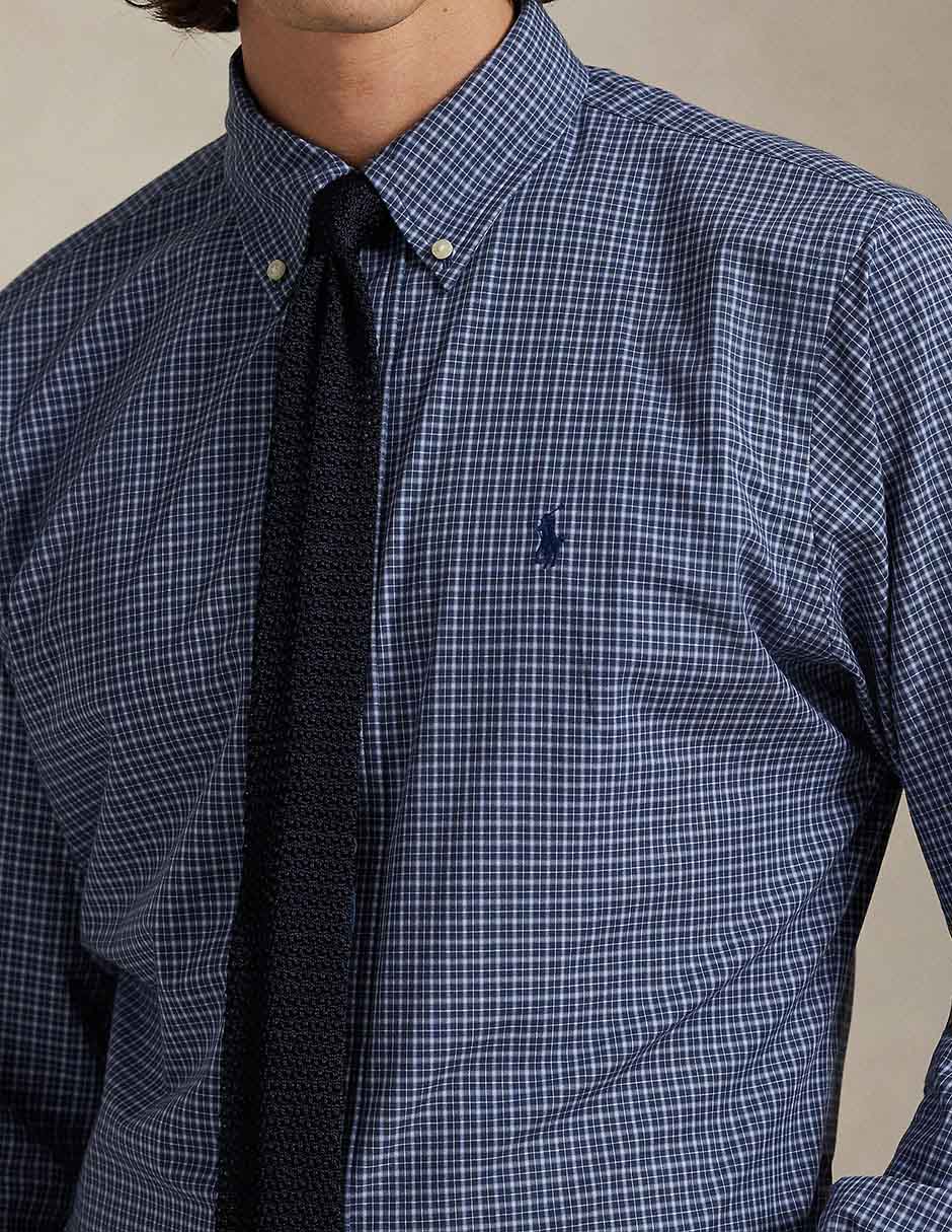Camisa casual Polo Ralph Lauren de algodón manga larga para hombre 5