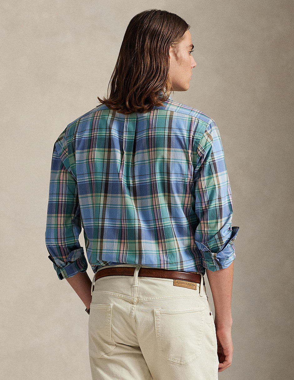 Camisa casual Polo Ralph Lauren de algodón manga larga para hombre 2