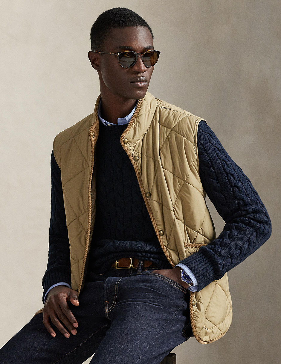 Chaleco con bolsillos para hombre
