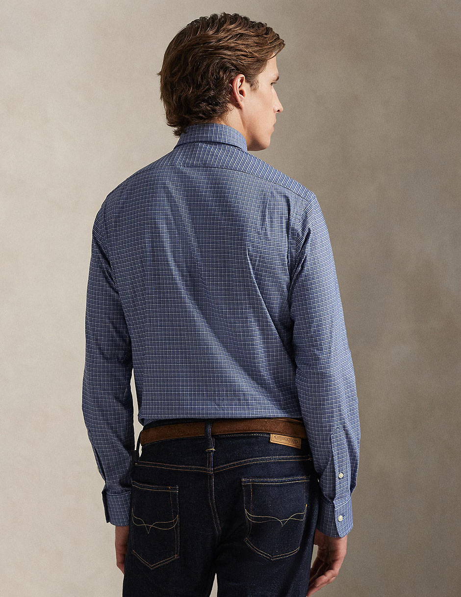 Camisa casual de algodón manga larga para hombre 2
