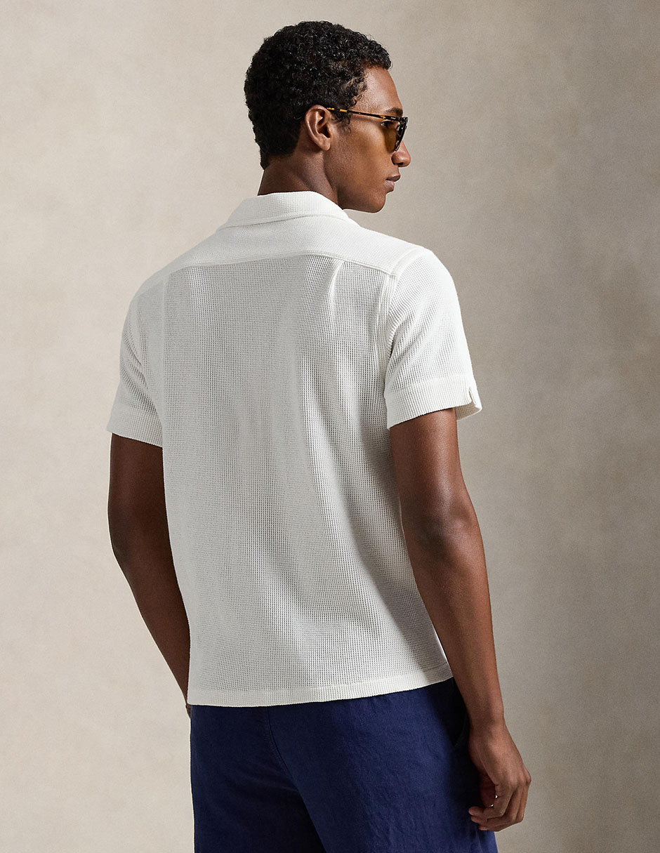 Camisa casual de algodón manga corta para hombre 2