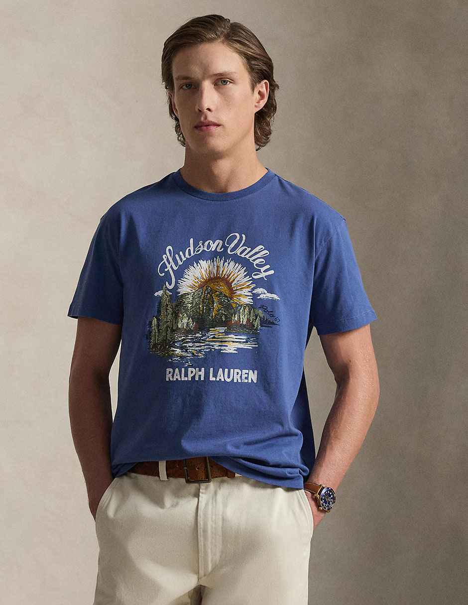 Playera cuello redondo para hombre