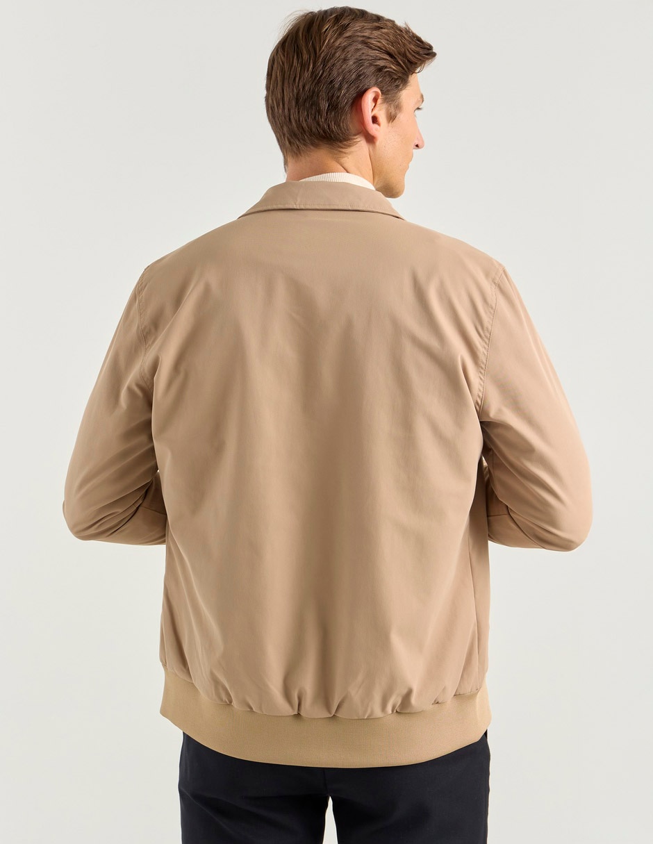 Chamarra bomber con bolsillos para hombre 2