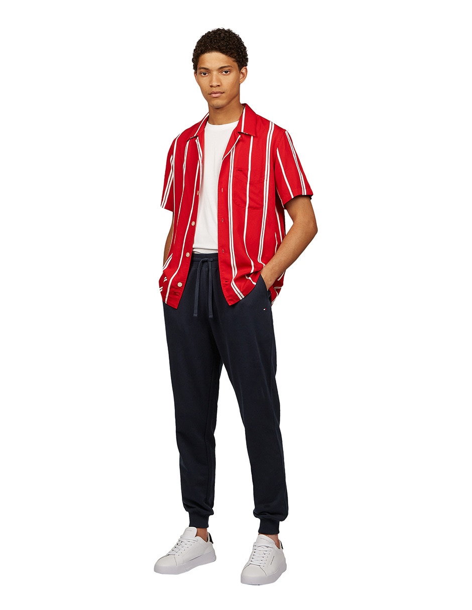 Pants regular con jareta para hombre 4