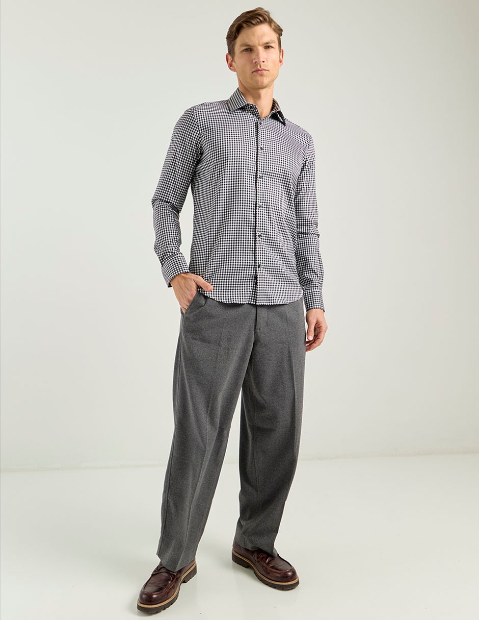 Camisa de vestir manga larga para hombre 3