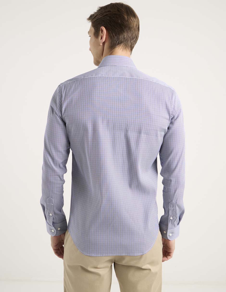 Camisa casual de algodón manga larga para hombre 2