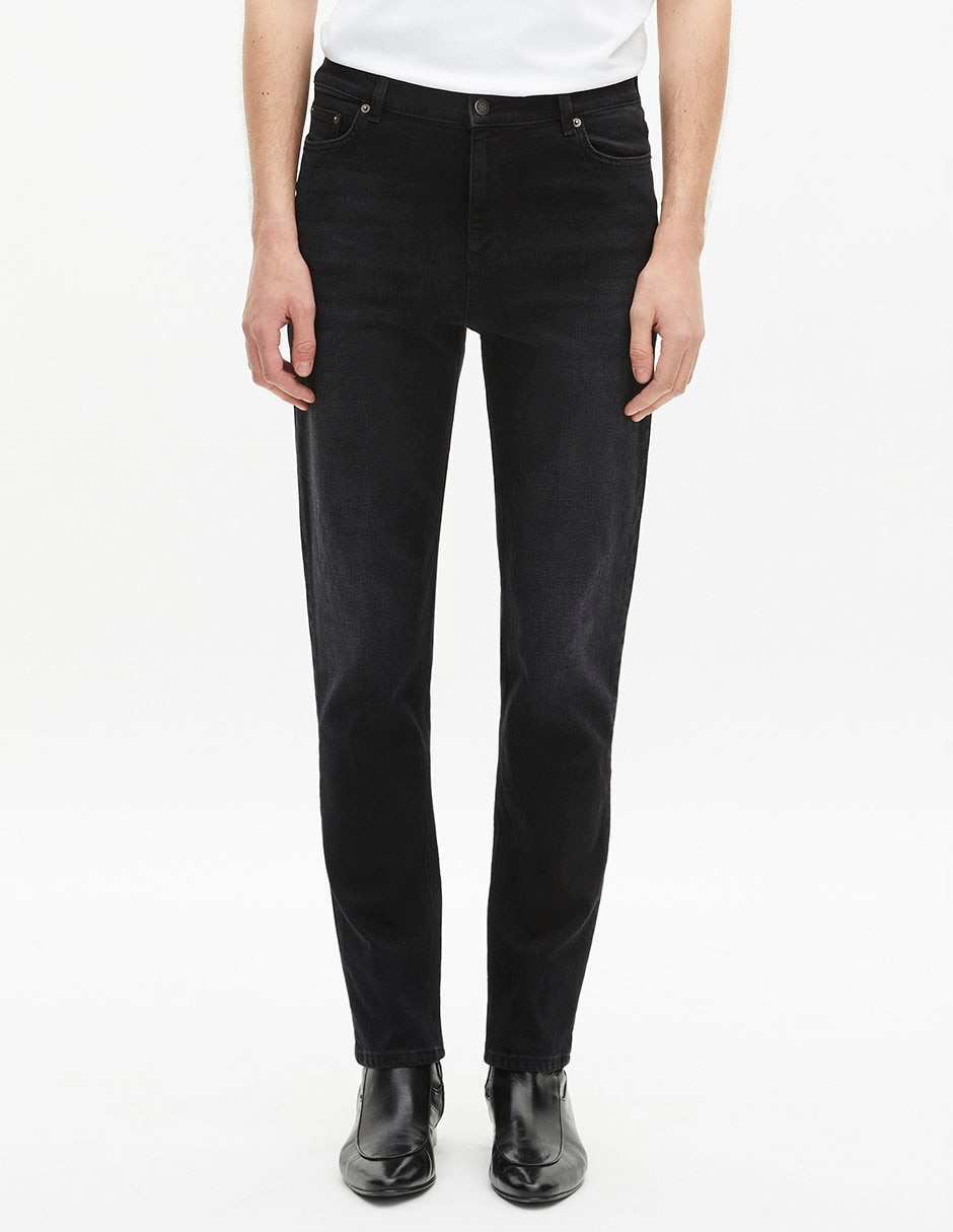 Jeans slim deslavado para hombre