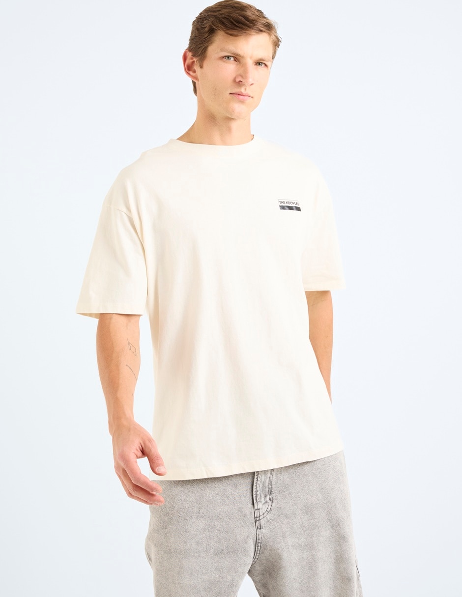 Playera cuello redondo para hombre