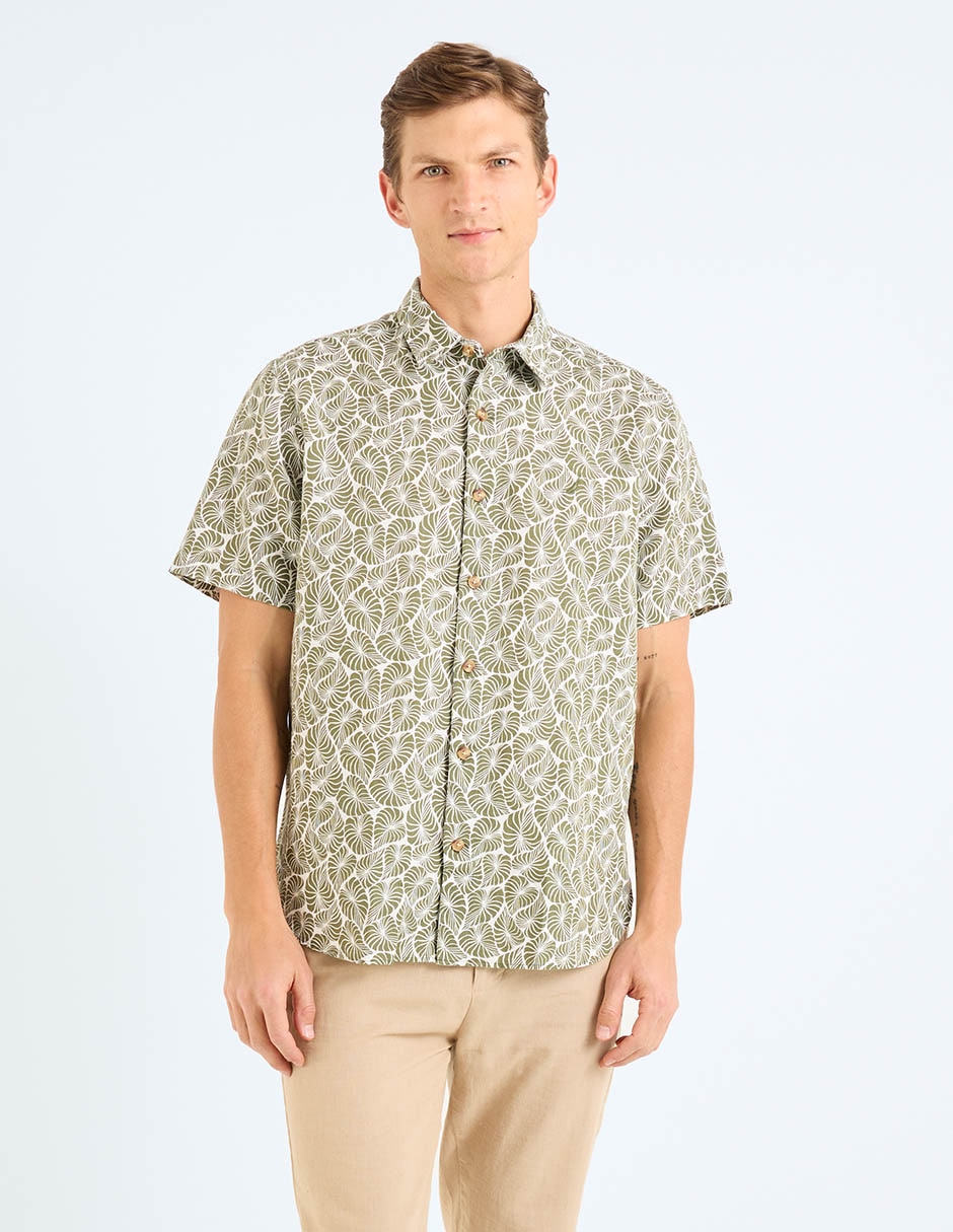 Camisa casual manga corta para hombre 2